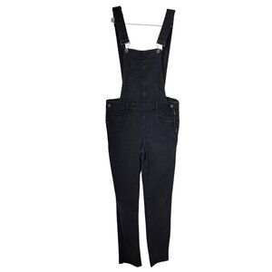 dollhouse Size 7 Washed Black Skinny Denim Overalls, Gently Used Condition